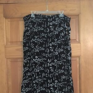 Orvis Midi Length Linen Skirt
